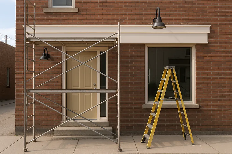 Illustration for facade improvement grants
