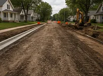 Illustration for street reconstruction projects