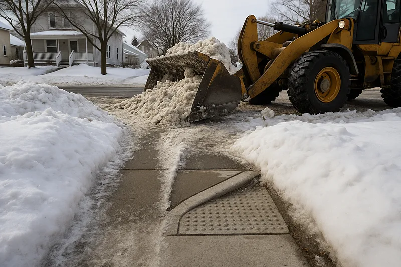 Illustration for snow removal