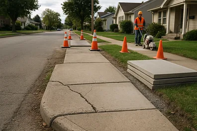 Illustration for sidewalk replacement program