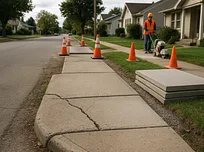 Illustration for sidewalk replacement program