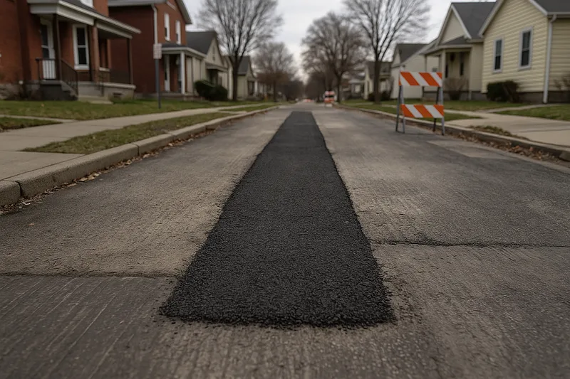 Illustration for pavement restoration